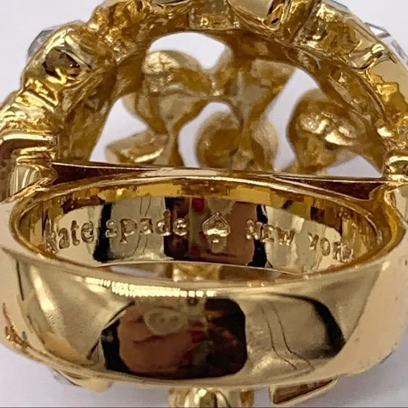 Kate Spade Crystal Kaleidoball Dome Ring 7 - Picture 4 of 4